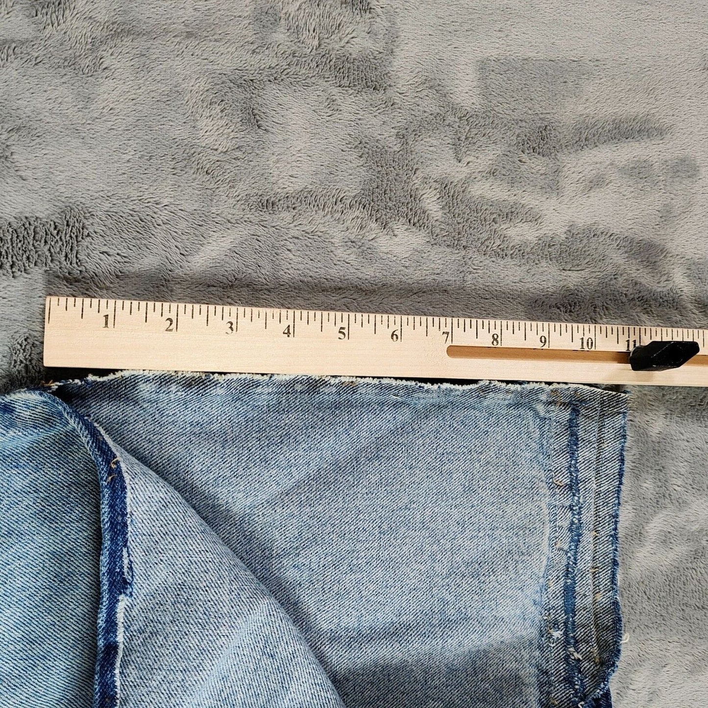 Vintage Maurices Women's 100% Cotton Light Blue Denim Loose Fit Jeans (6 Reg)