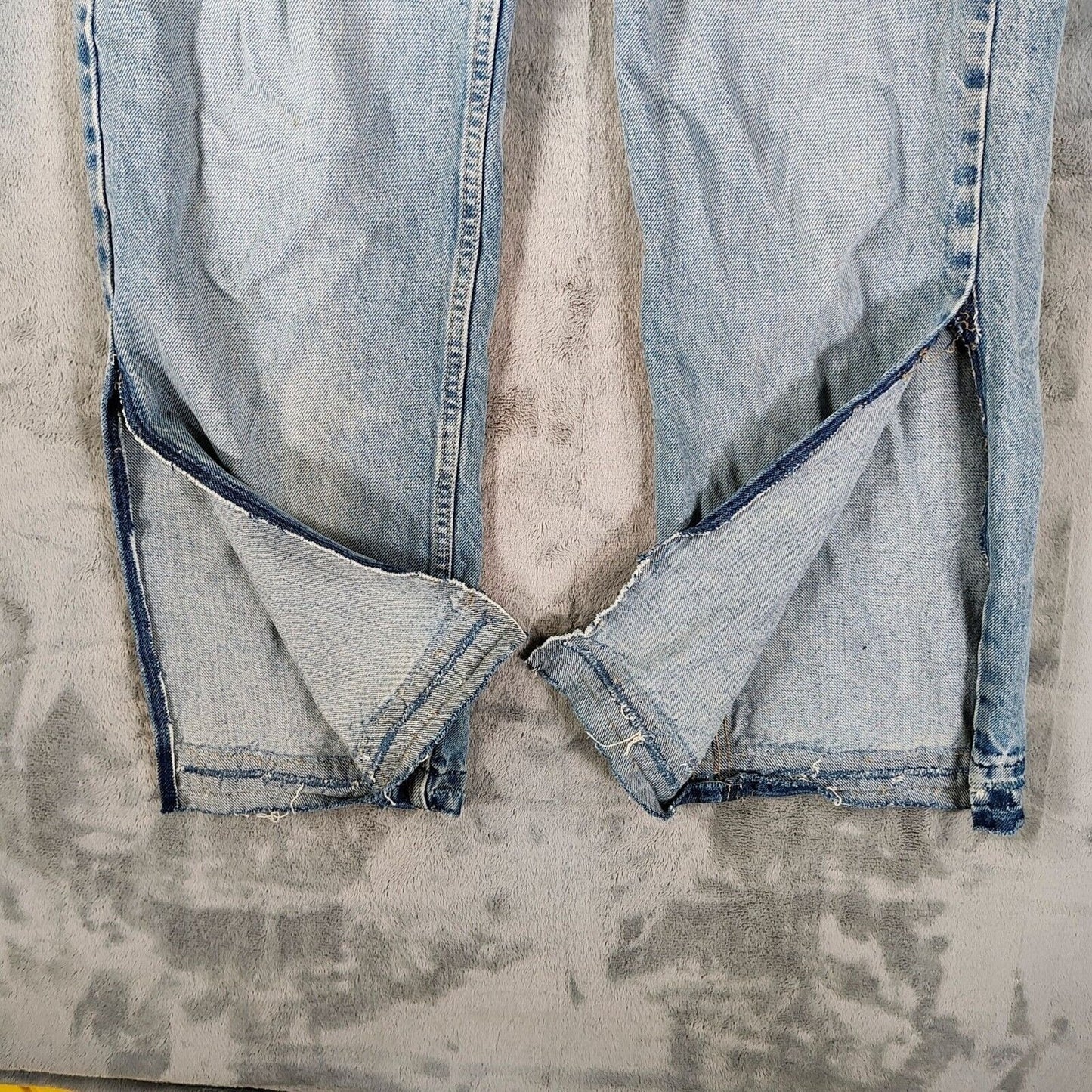 Vintage Maurices Women's 100% Cotton Light Blue Denim Loose Fit Jeans (6 Reg)