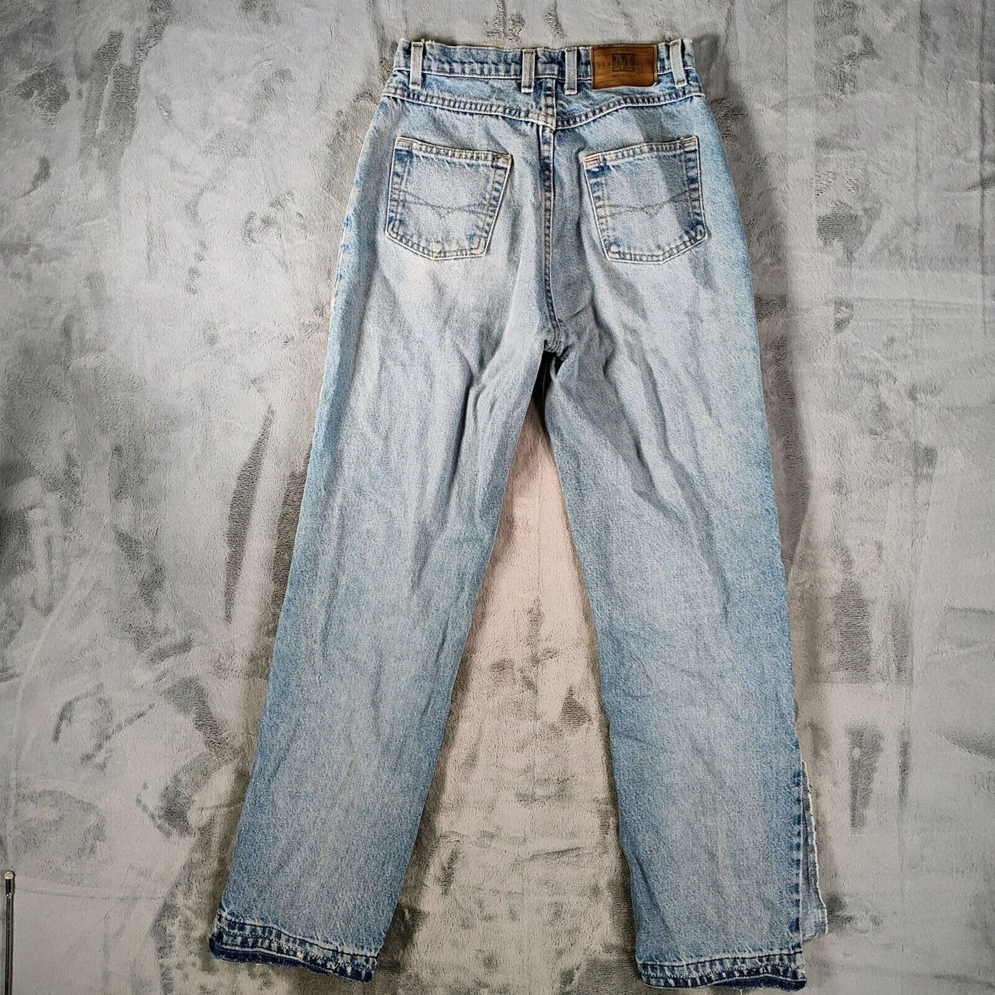 Vintage Maurices Women's 100% Cotton Light Blue Denim Loose Fit Jeans (6 Reg)