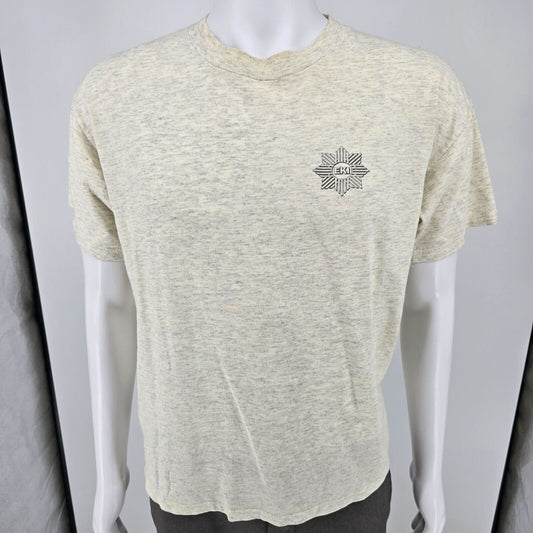 Vintage 80s/90s? EKI Advanced Concrete Technology Single Stitch Logo T-Shirt (L)