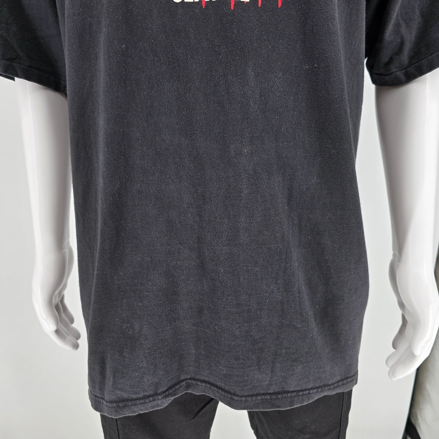 Vintage 1990s Hanes SPAGS Seattle Gay Bar Faded Black Graphic T-Shirt (2XL/3XL)