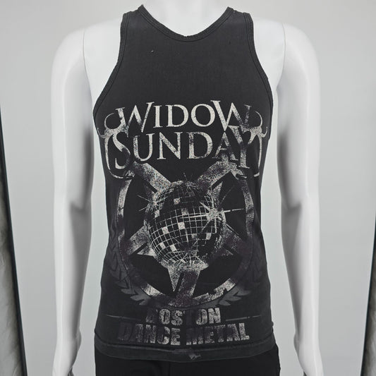 Distressed 2010s Bayside Black Widow Sunday Boston Dance Metal Tank Top (XS/S)