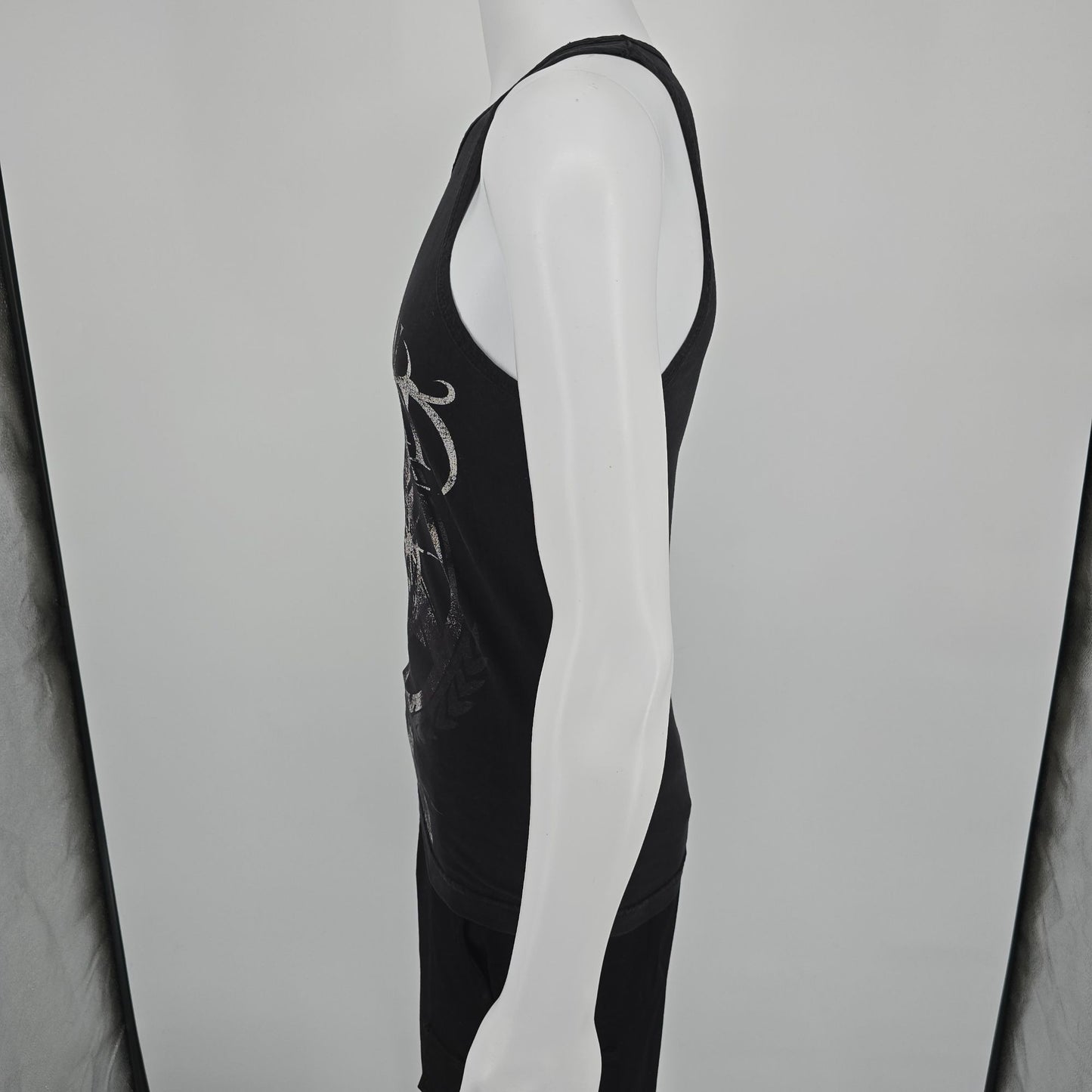 Distressed 2010s Bayside Black Widow Sunday Boston Dance Metal Tank Top (XS/S)