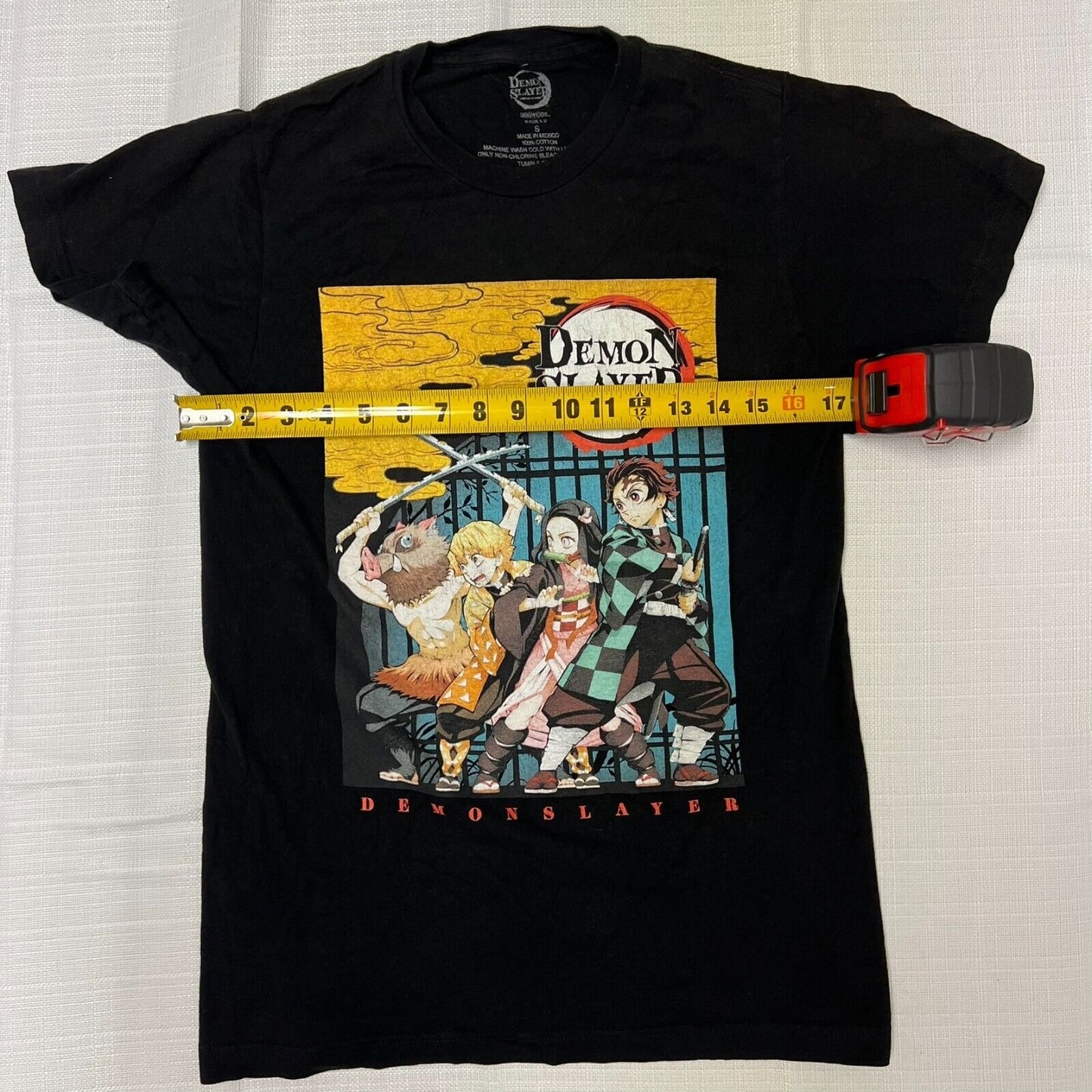 Demon Slayer Kimetsu No Yaiba Japanese Anime Manga T-Shirt (Small)