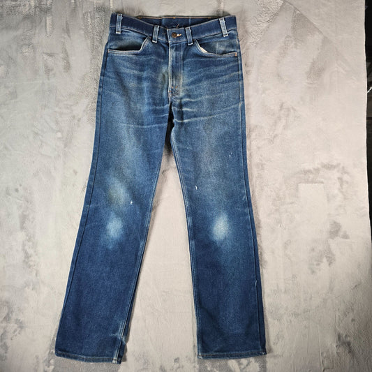 Vintage 1988 Levi's For Men 549 Comfort Fit Cotton/Poly Blue Tab Jeans (32x30)