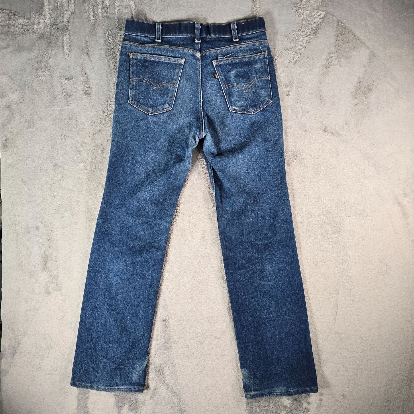 Vintage 1988 Levi's For Men 549 Comfort Fit Cotton/Poly Blue Tab Jeans (32x30)