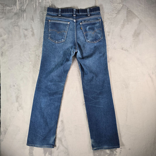 Vintage 1988 Levi's For Men 549 Comfort Fit Cotton/Poly Blue Tab Jeans (32x30)