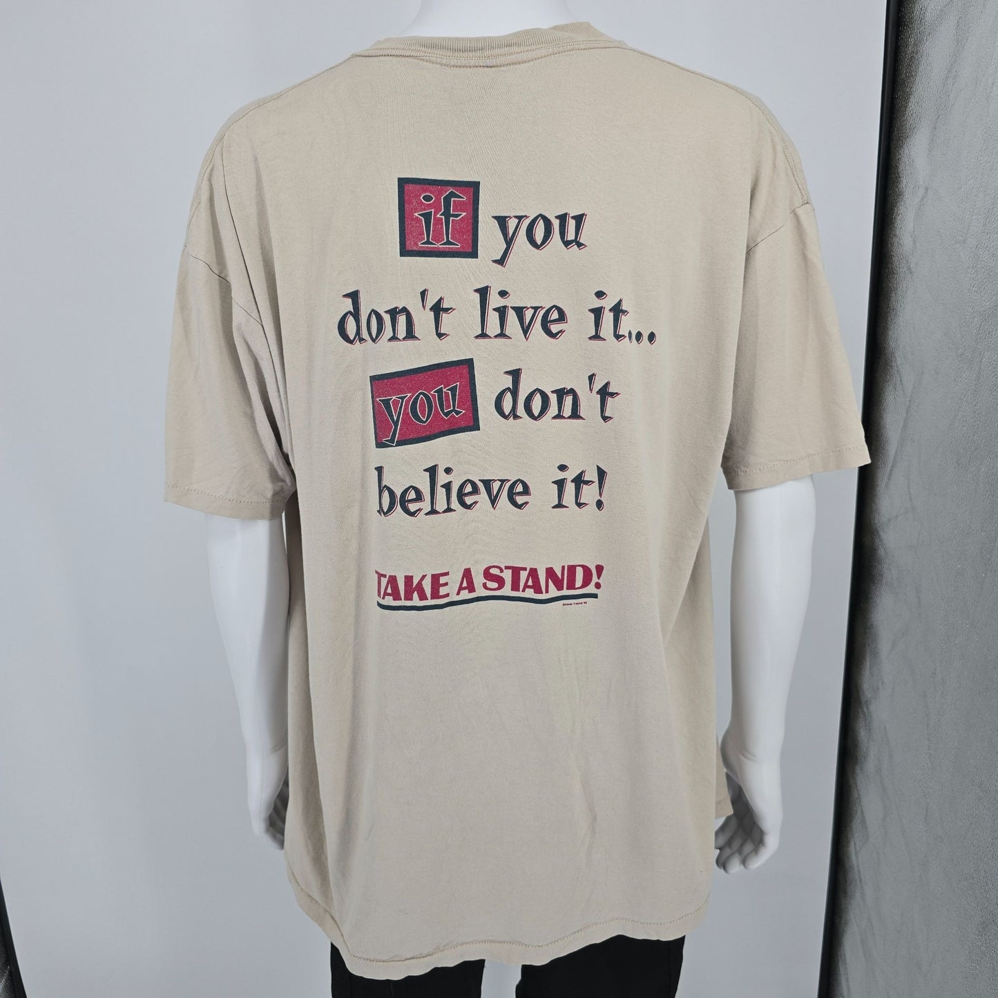 Vintage 1990s Choose the Right "CTR Attitude" LDS/Mormon T-Shirt (XXL)