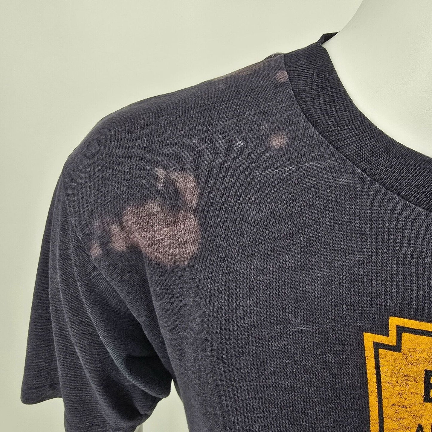 Vintage 1970s Distressed Bangor and Aroostook Railroad Maine T-Shirt (M/L)