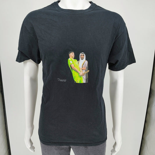 Vamos Emiliano Martinez 2022 World Cup Golden Glove Celebration T-Shirt (Large)