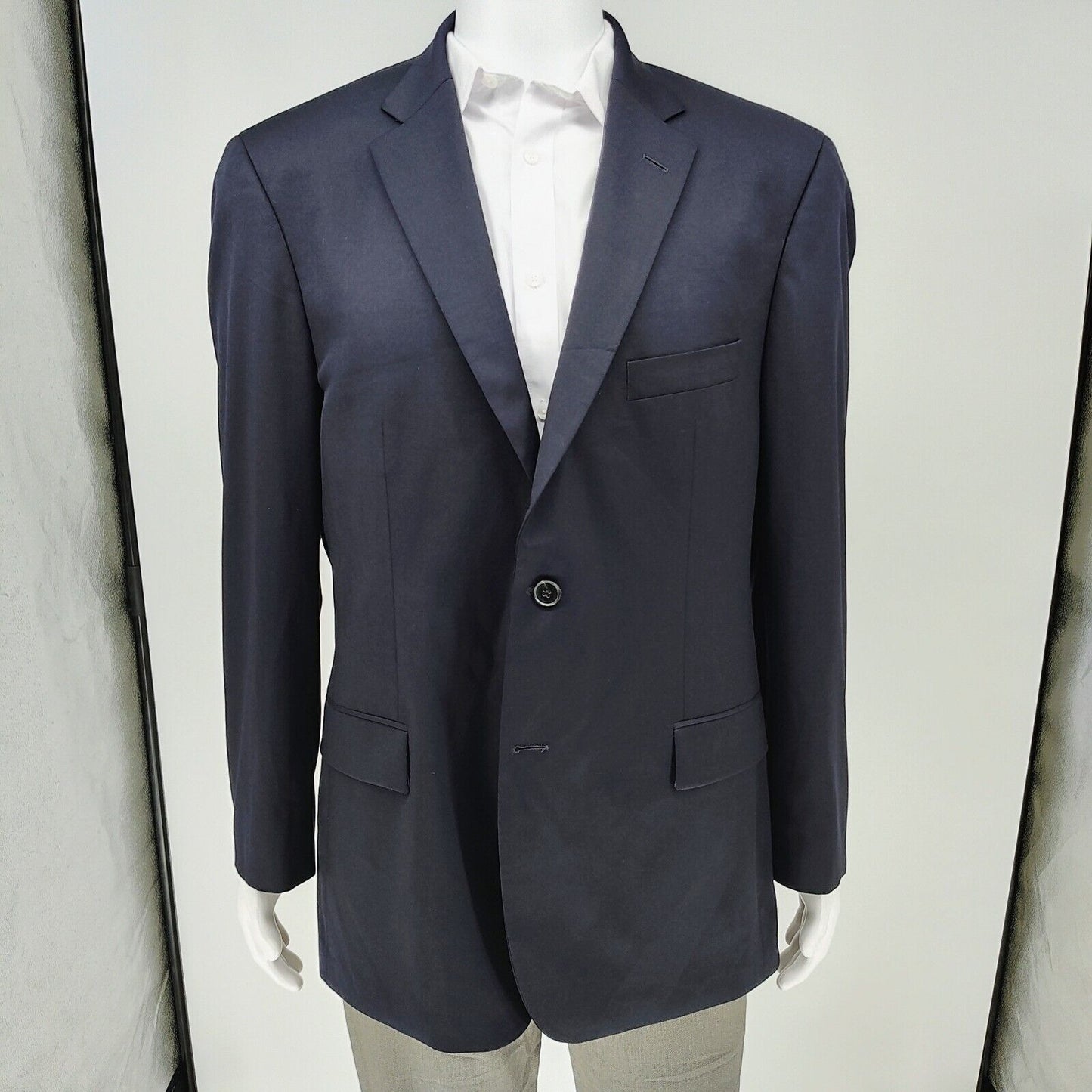 Boss Hugo Boss Super 100 Midnight Blue Pasolini/Movie US Suit Jacket (42R)