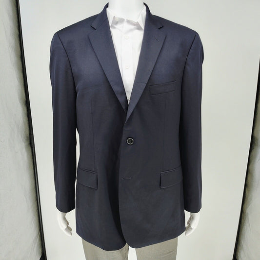Boss Hugo Boss Super 100 Midnight Blue Pasolini/Movie US Suit Jacket (42R)