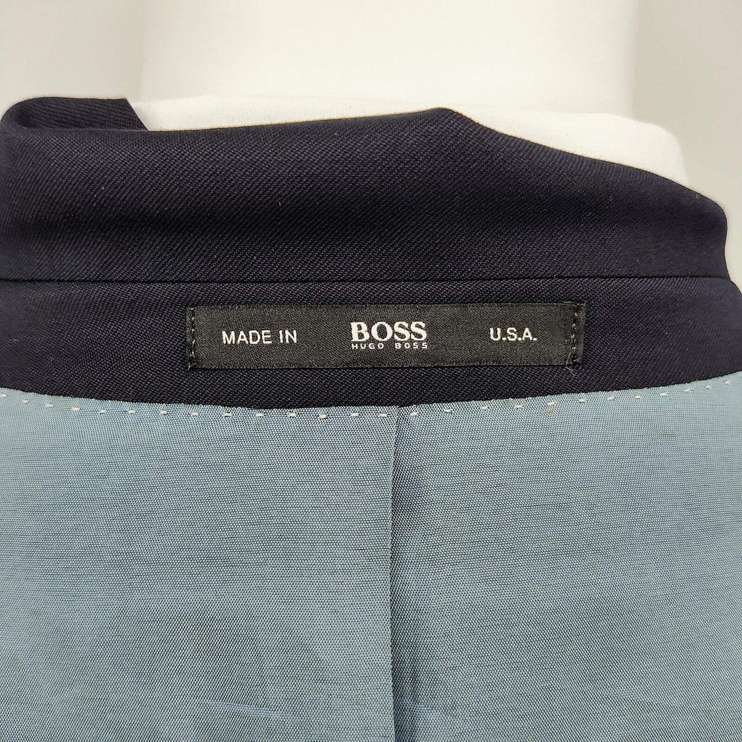 Boss Hugo Boss Super 100 Midnight Blue Pasolini/Movie US Suit Jacket (42R)