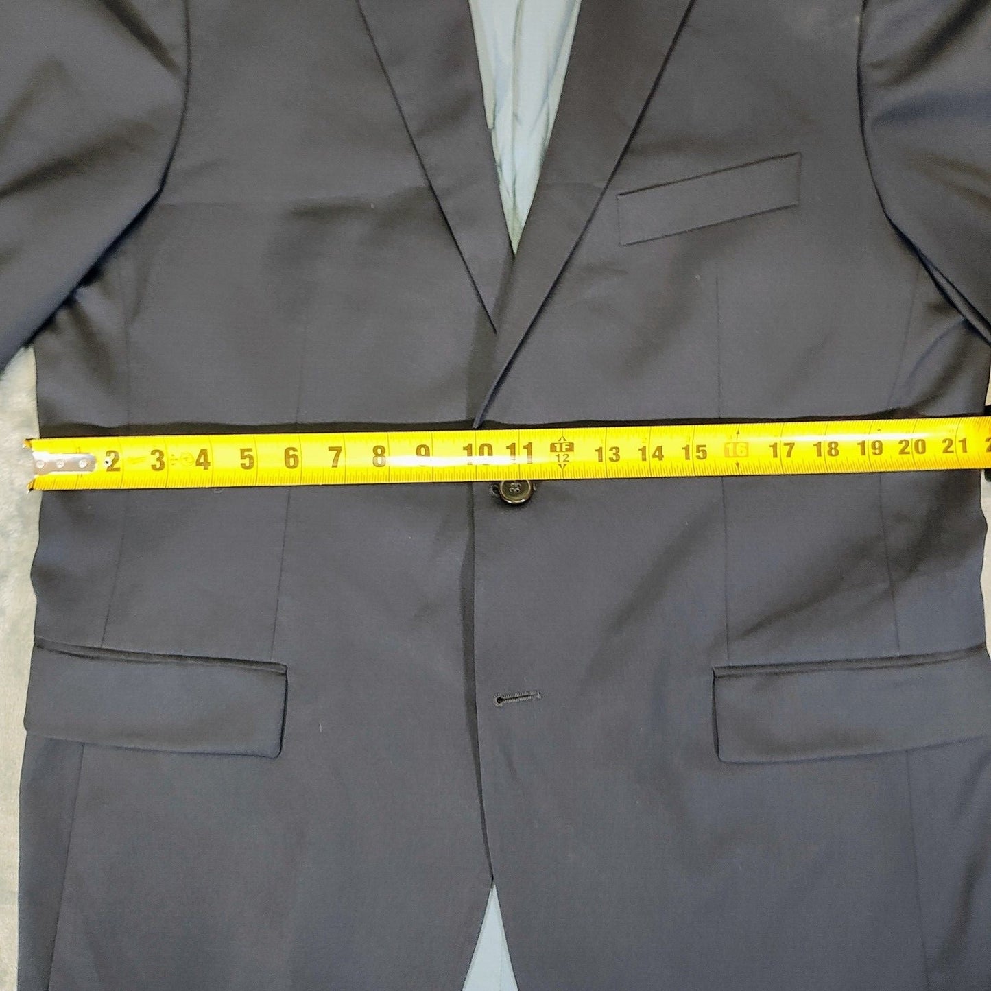 Boss Hugo Boss Super 100 Midnight Blue Pasolini/Movie US Suit Jacket (42R)