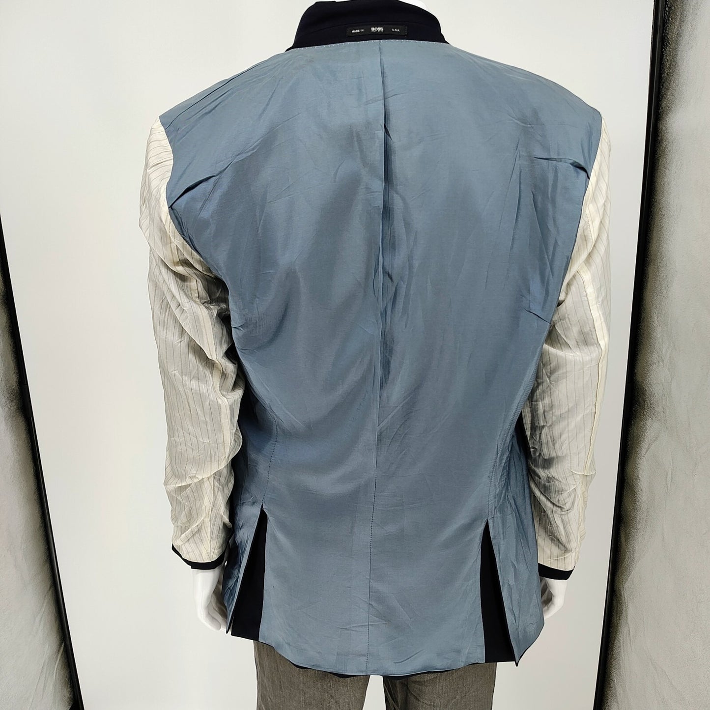 Boss Hugo Boss Super 100 Midnight Blue Pasolini/Movie US Suit Jacket (42R)