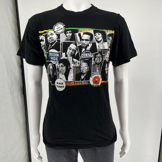 Phat Doc Black Power We Shall Overcome March on Washington T-Shirt (Large)
