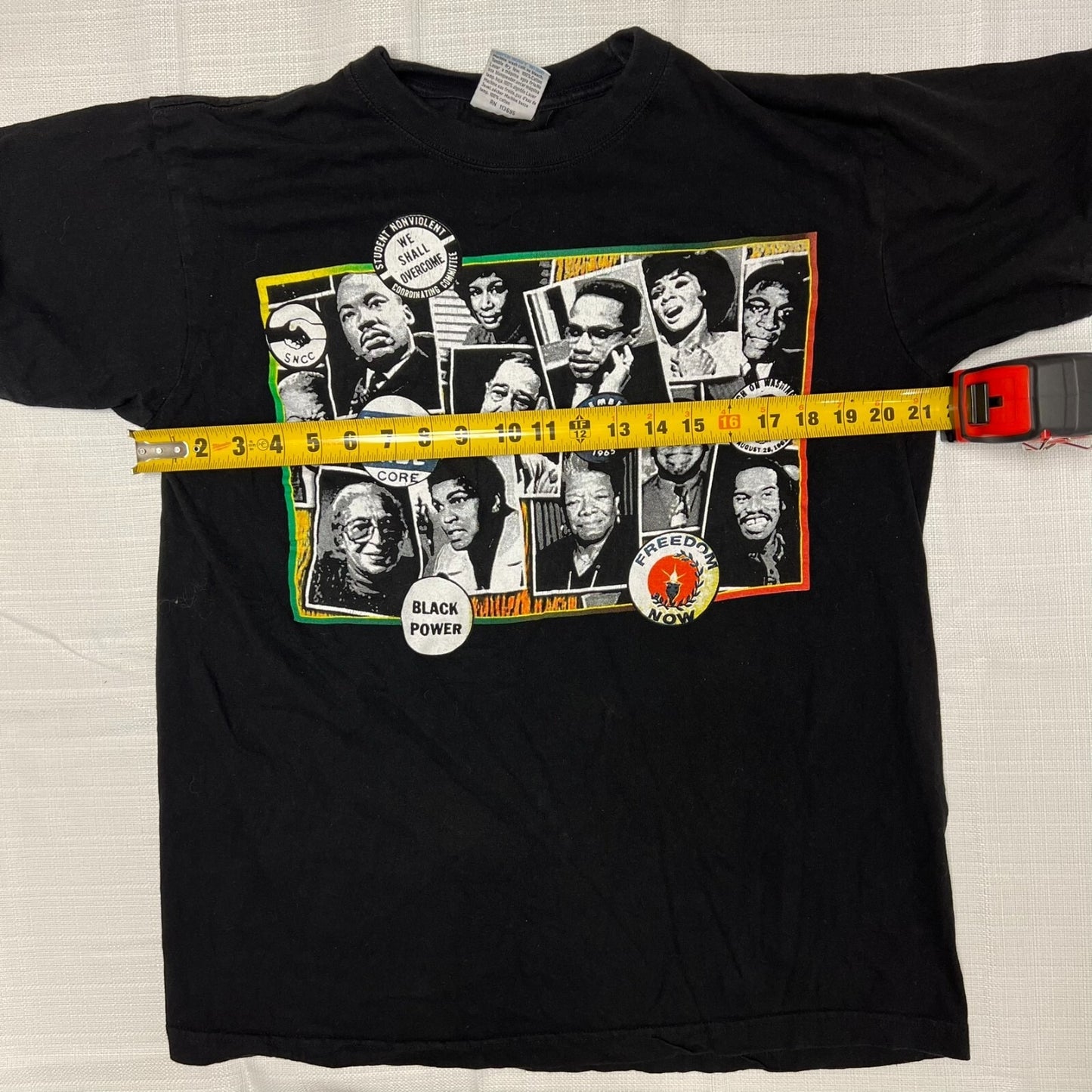 Phat Doc Black Power We Shall Overcome March on Washington T-Shirt (Large)