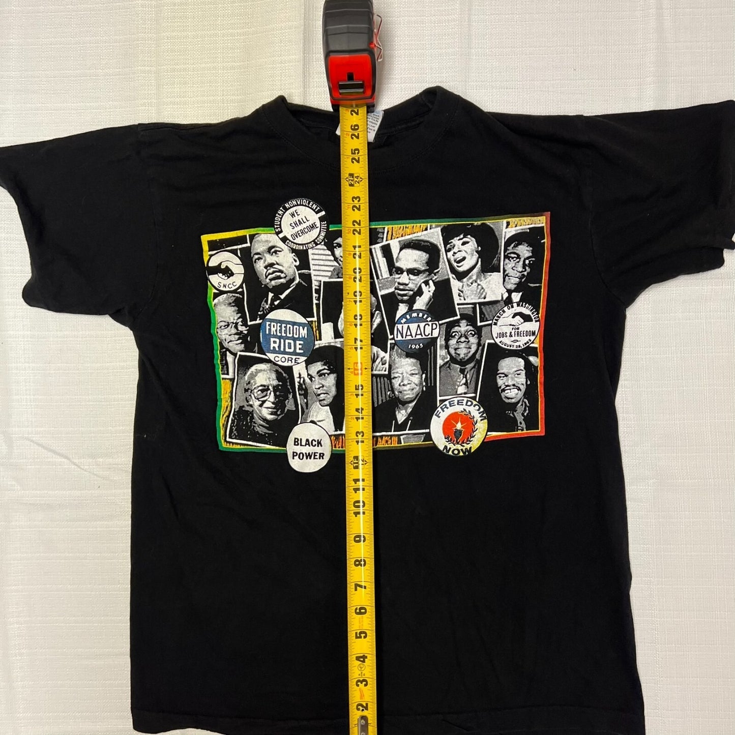 Phat Doc Black Power We Shall Overcome March on Washington T-Shirt (Large)