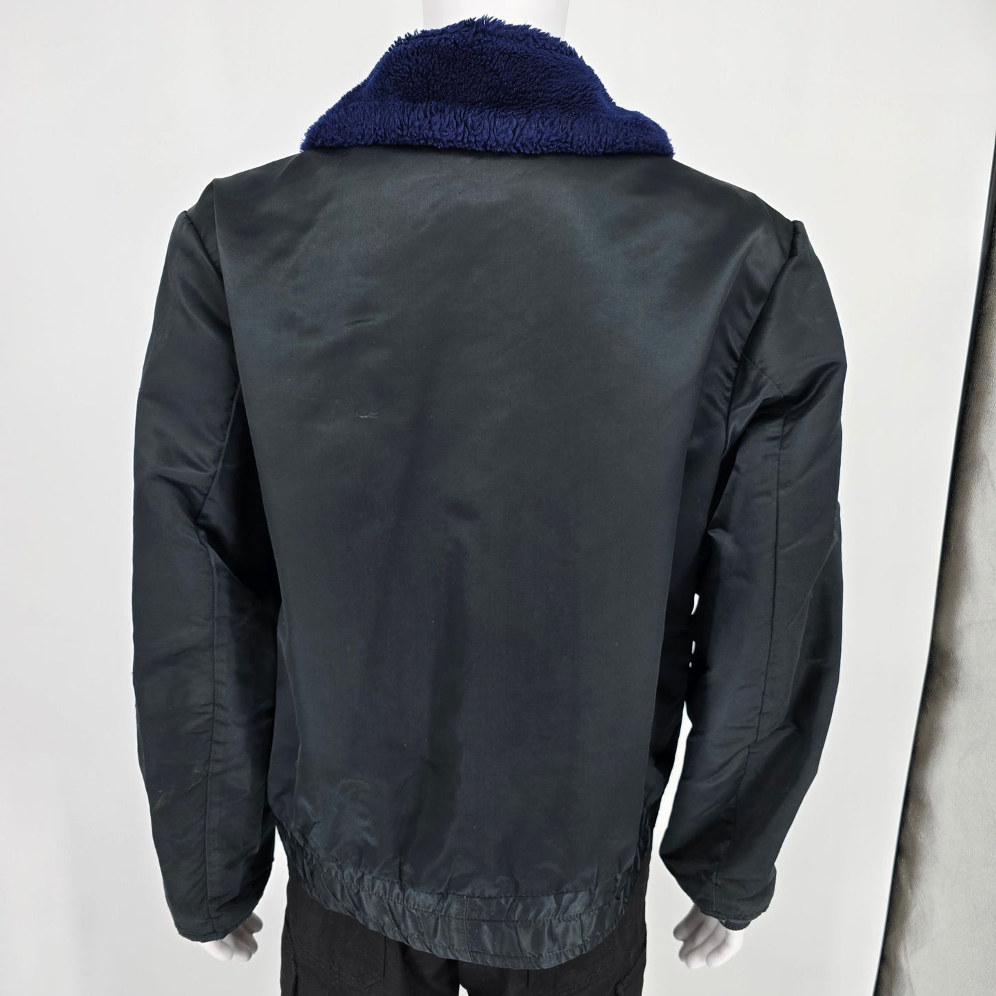 Distressed Vintage 1980s Horace Small Tuffy Jac Police Bomber Jacket (L)