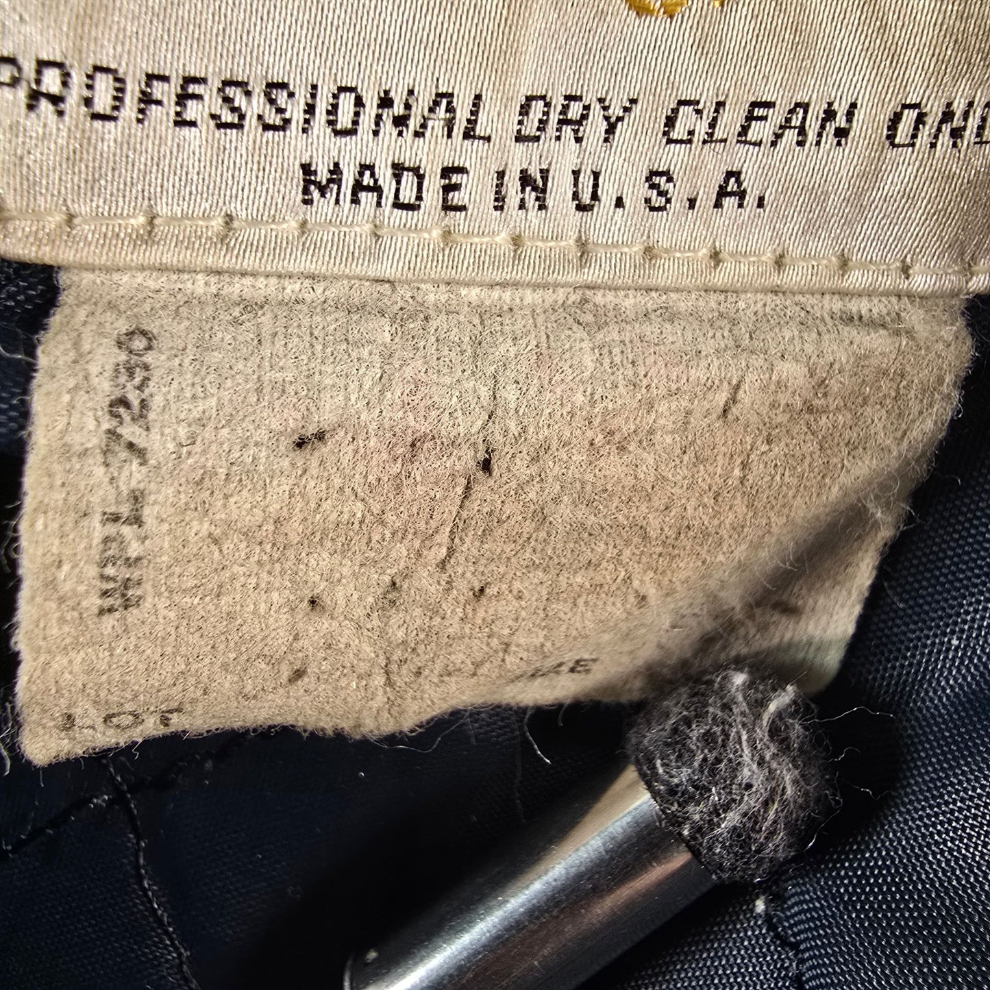 Distressed Vintage 1980s Horace Small Tuffy Jac Police Bomber Jacket (L)