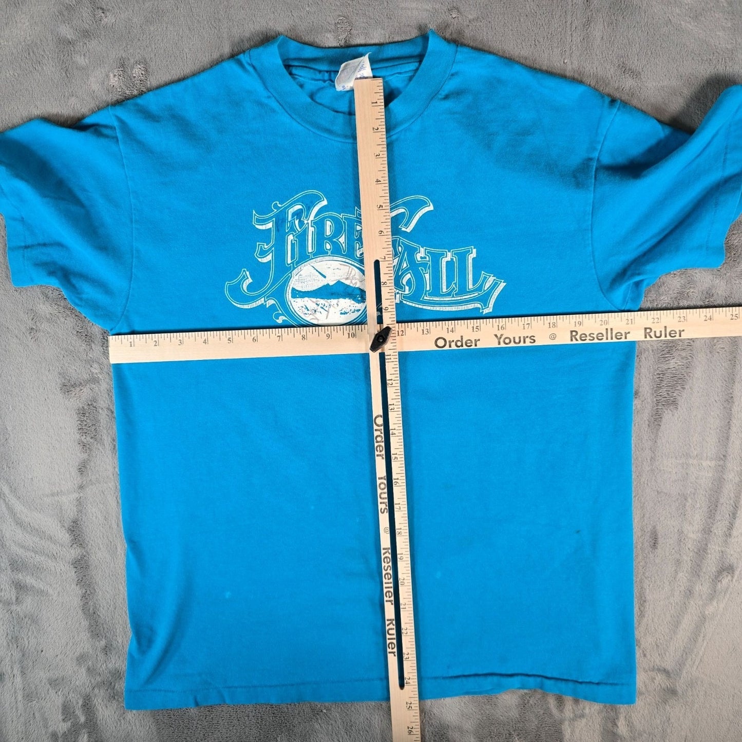 Vintage 1990s Hanes Beefy-T Single Stitch Firefall Autographed Band T-Shirt (L)