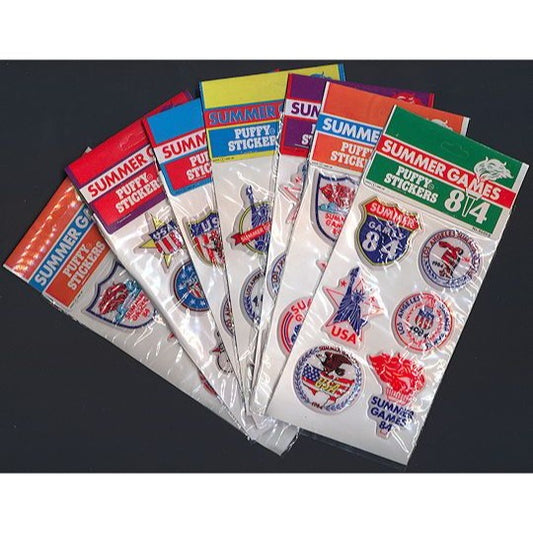 1984 Olympic Games Puffy Sticker Packs (priced per pack)