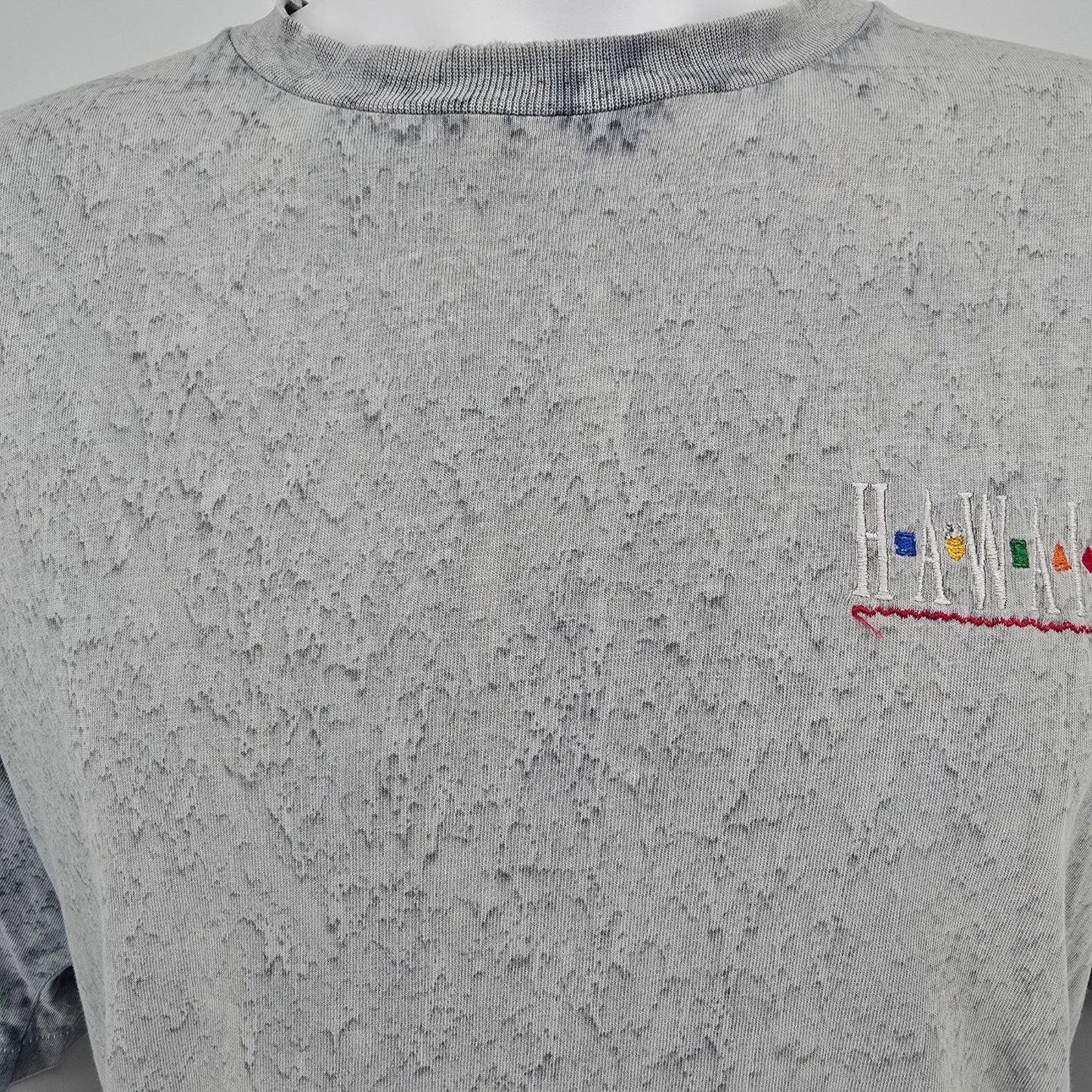 Vintage Early 1990s Crazy Shirts Mineral Wash Hawaii Embroidered T-Shirt (XL)