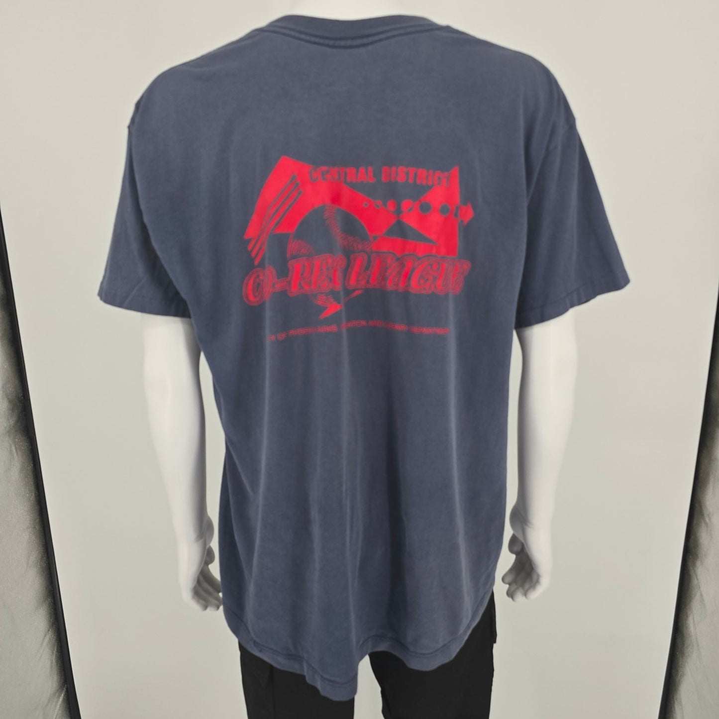 Vintage 1990s Phoenix AZ Central District Co-Rec Softball League T-Shirt (XL)