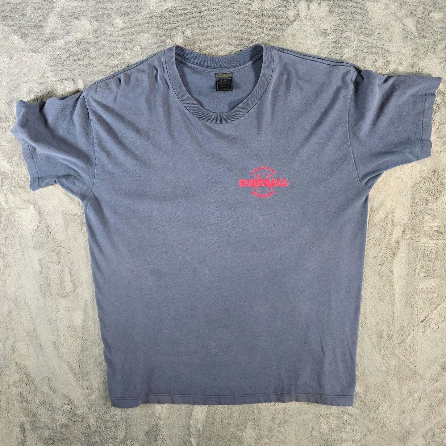 Vintage 1990s Phoenix AZ Central District Co-Rec Softball League T-Shirt (XL)