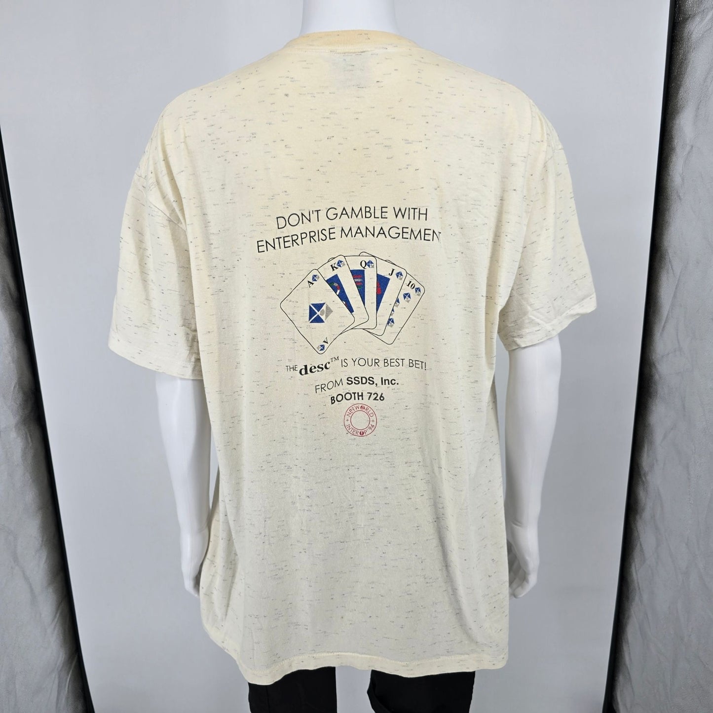Vintage 1994 Networld+Interop Las Vegas Tech/Networking Trade Show T-Shirt (XXL)