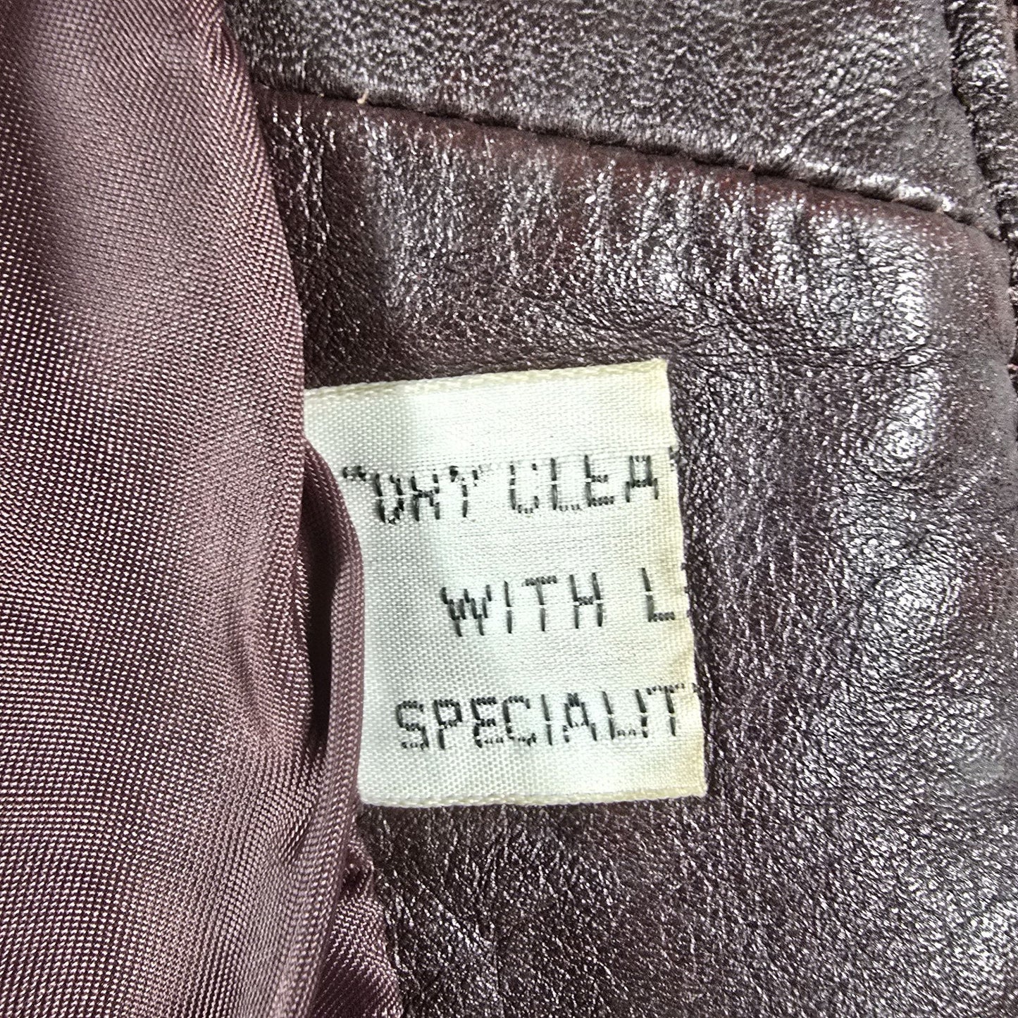 Vintage 1970s Chess King Brown Western Leather Jacket (XS/S)