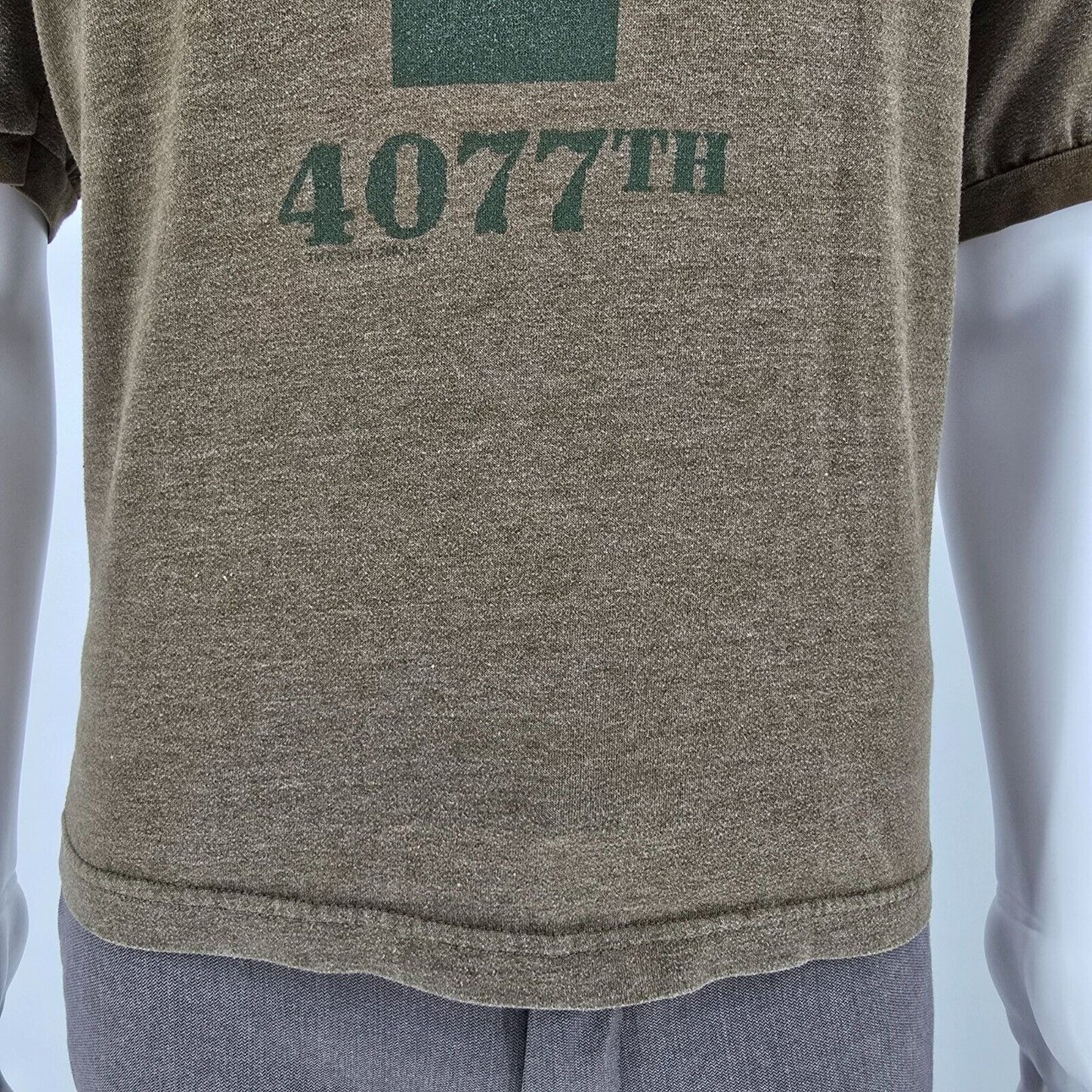 Vintage 2000s Thunder Creek Mash 4077th Made in USA Ringer Tee T-Shirt (L)