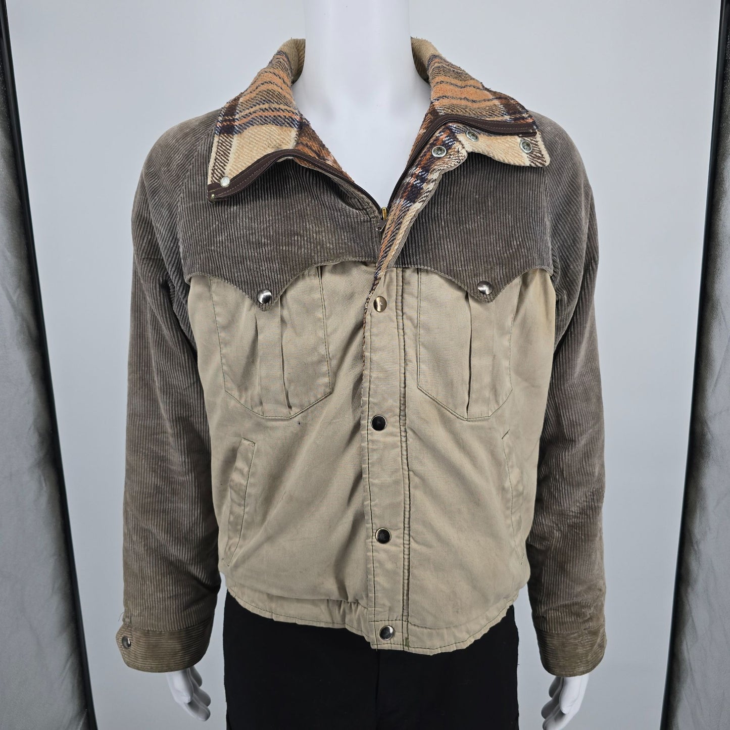 Vintage 1970s Gordon & Ferguson Field & Stream Western Trucker Jacket (42/L)