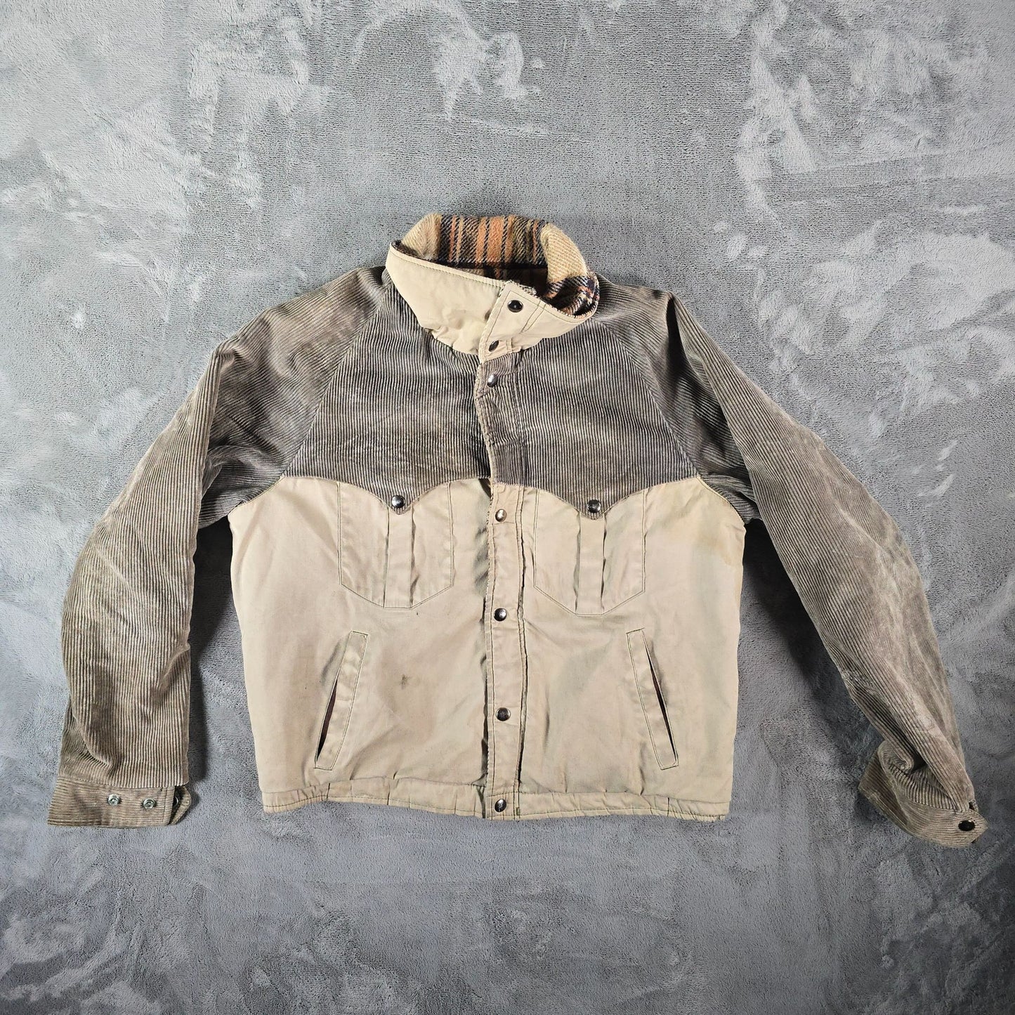 Vintage 1970s Gordon & Ferguson Field & Stream Western Trucker Jacket (42/L)