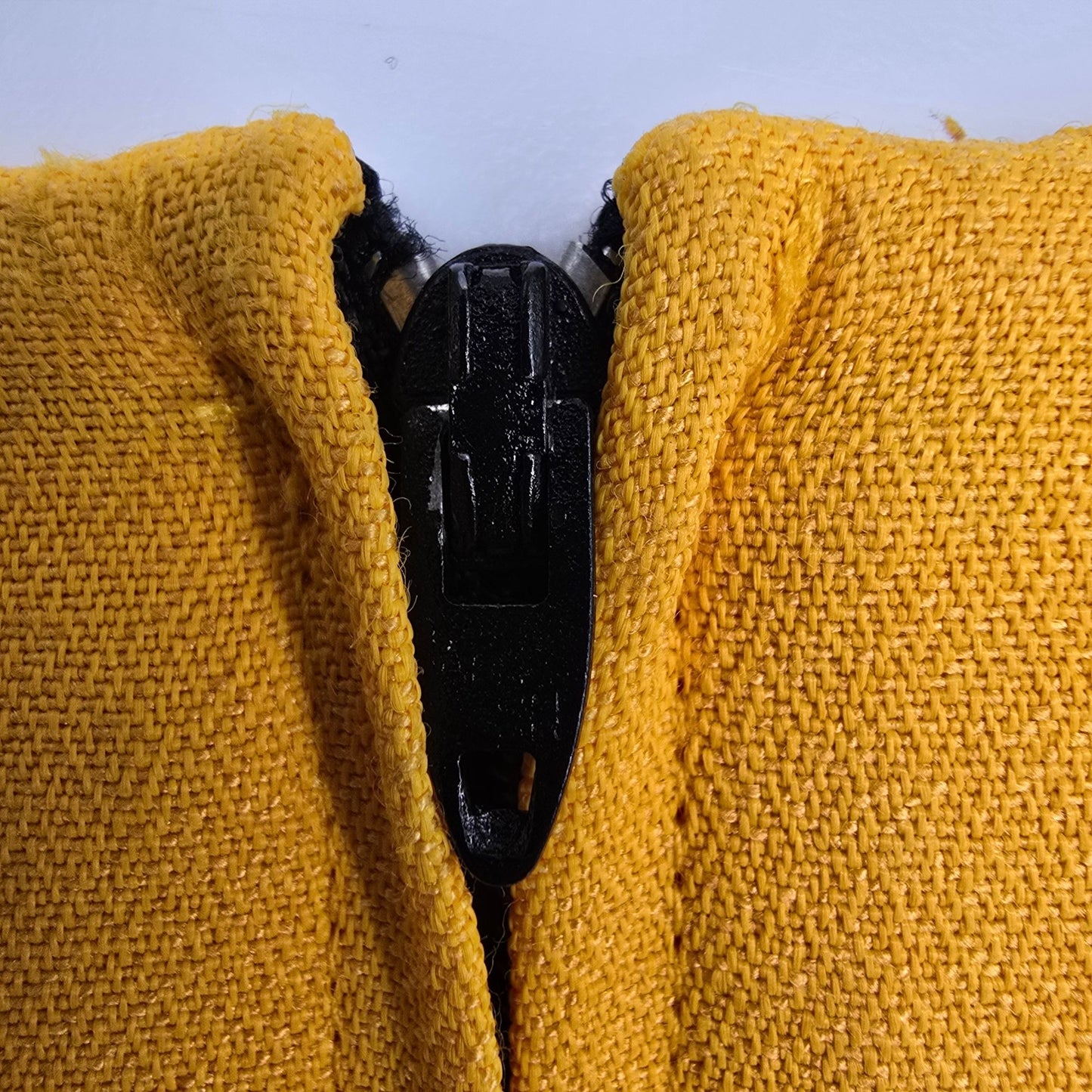 Vintage 1980s Perceptions by Irene B Yellow/Black Faux Two-Piece Dress (8/M)