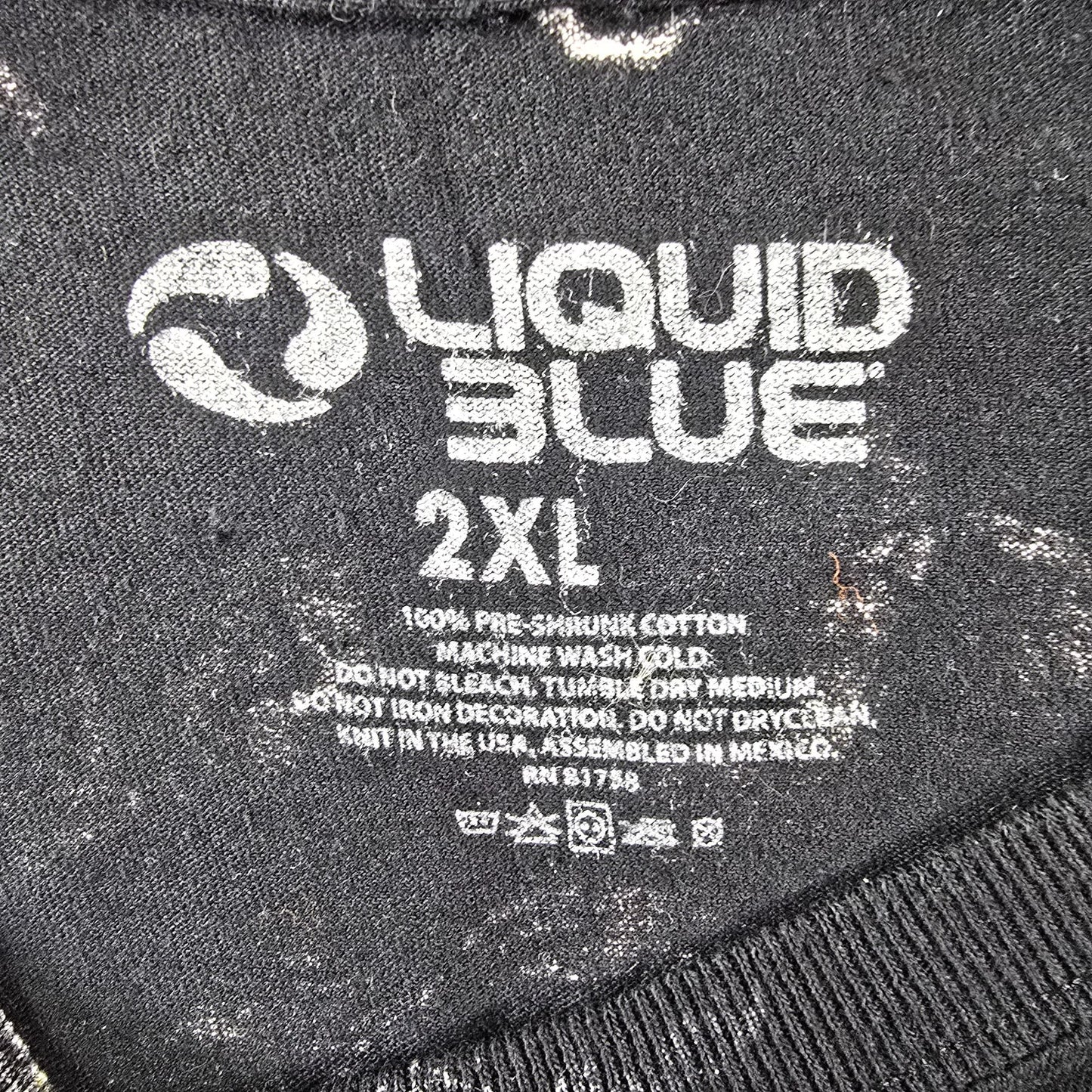 Liquid Blue Tribal Tiger All Over Print T-Shirt (2XL)