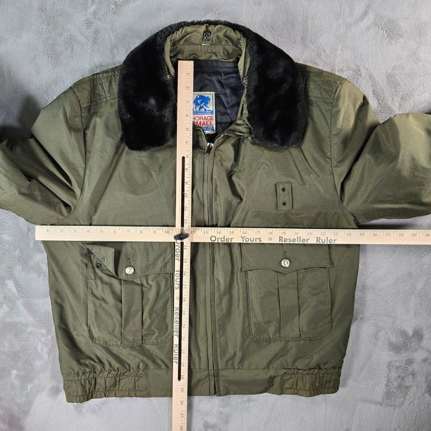 Vintage 1990s Horace Small Nylon Winter Patrol Jacket w/ Thinsulate Lining (46R)