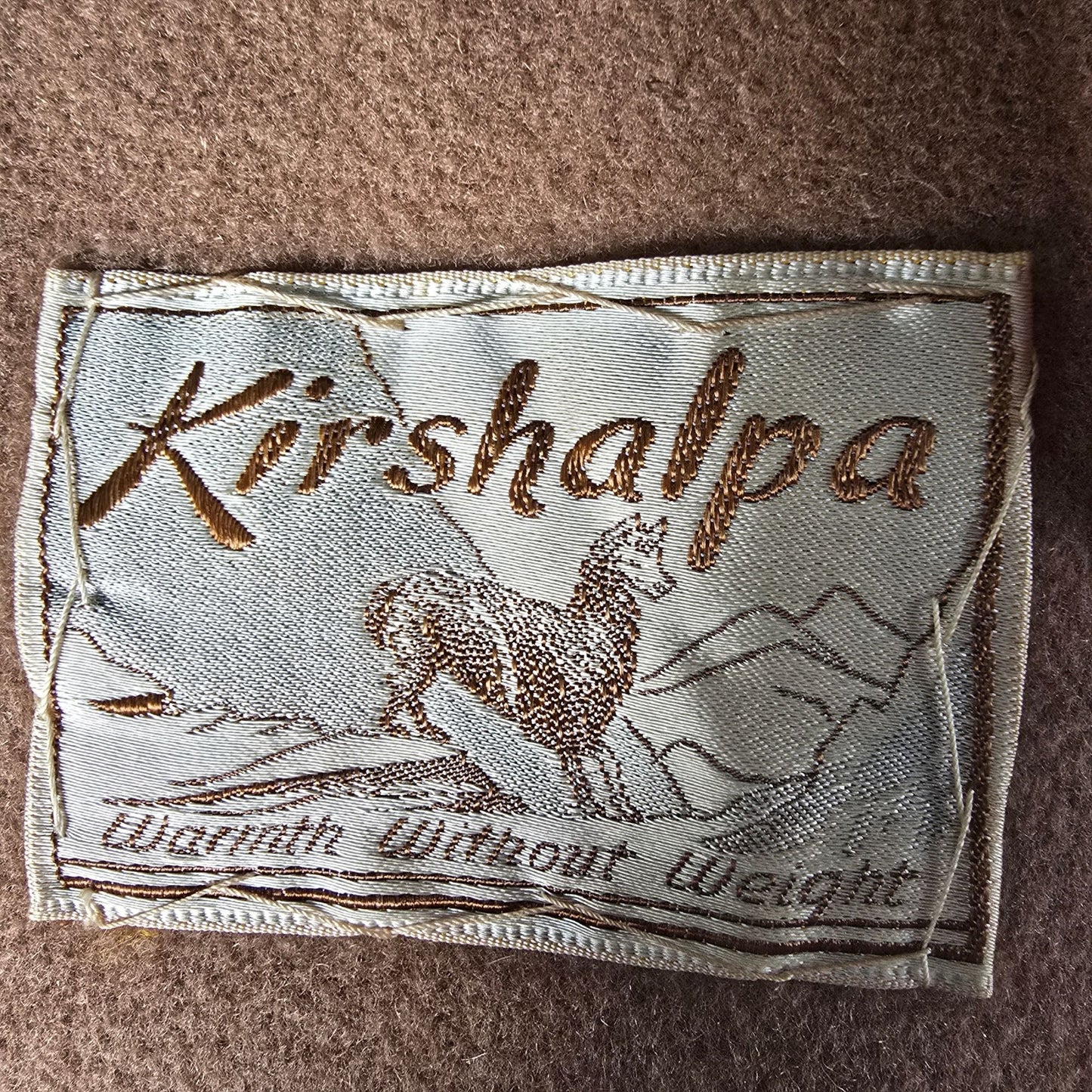 Vintage 1940s Kirshmoor Women's Kirshalpa Wool Tan Long Coat (L/XL) *Flaws