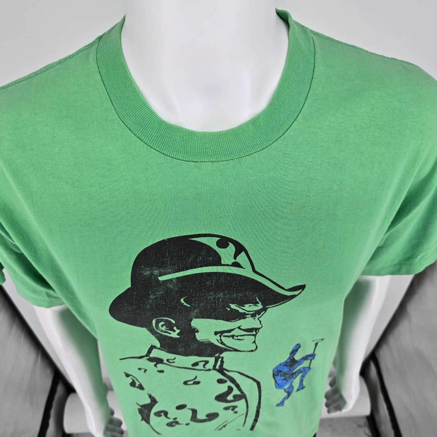 Vintage 1990s DC Comics Batman Forever Jim Carrey The Riddler T-Shirt (XL)