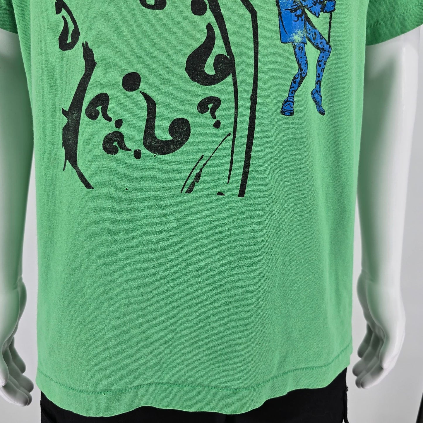 Vintage 1990s DC Comics Batman Forever Jim Carrey The Riddler T-Shirt (XL)