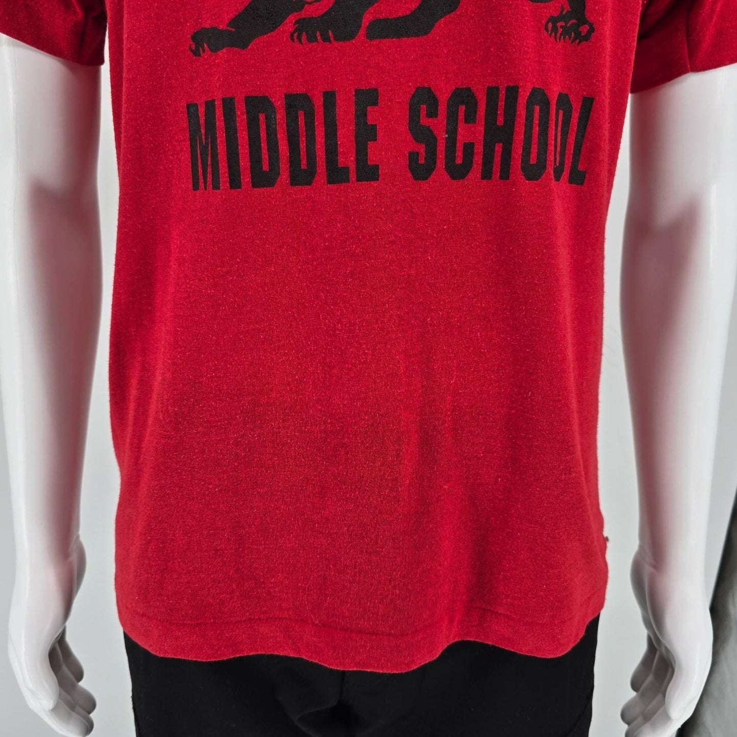 Vintage 1980s Screen Stars Crest Hills Middle School Cincinnati T-Shirt (M/L)