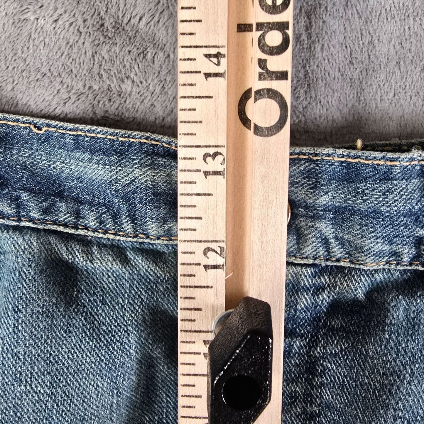 Vintage 1950s Blue Bell Wrangler Misses Thrashed/Destroyed Denim Jeans (29x28)