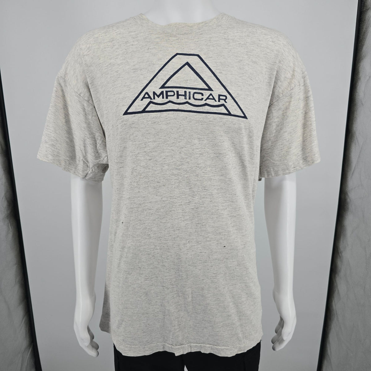 Vintage 1990s Fruit of the Loom Amphicar Retro Logo Single Stitch T-Shirt (XL)