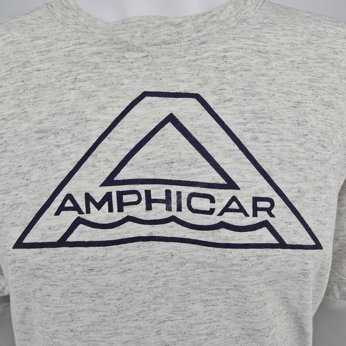 Vintage 1990s Fruit of the Loom Amphicar Retro Logo Single Stitch T-Shirt (XL)