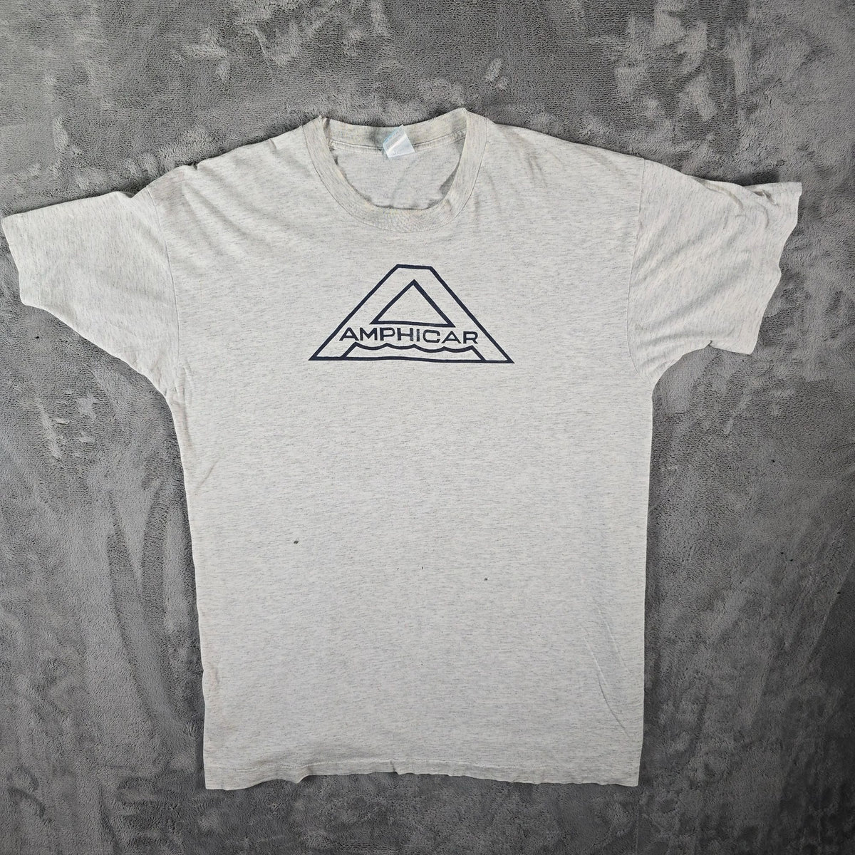 Vintage 1990s Fruit of the Loom Amphicar Retro Logo Single Stitch T-Shirt (XL)