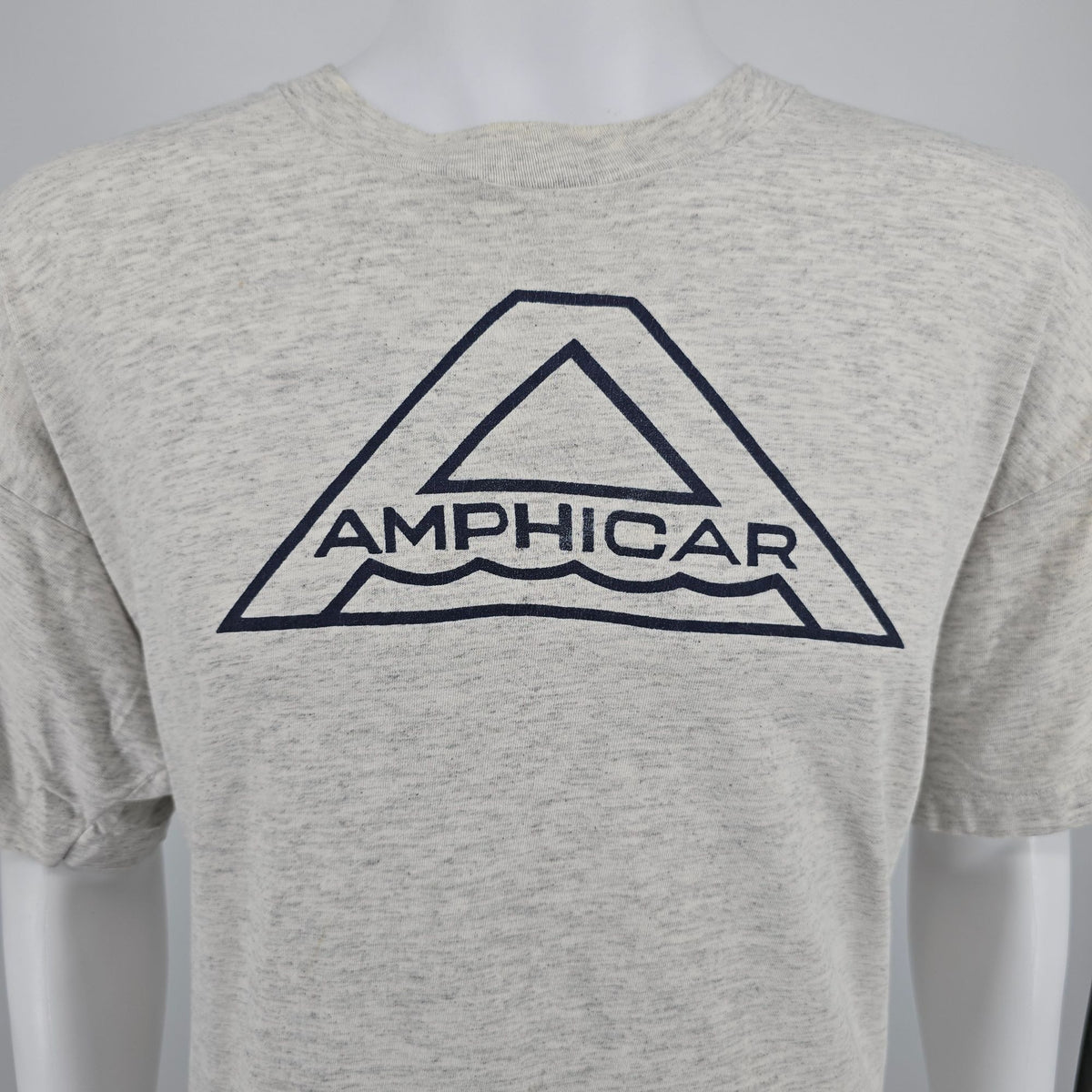 Vintage 1990s Fruit of the Loom Amphicar Retro Logo Single Stitch T-Shirt (XL)