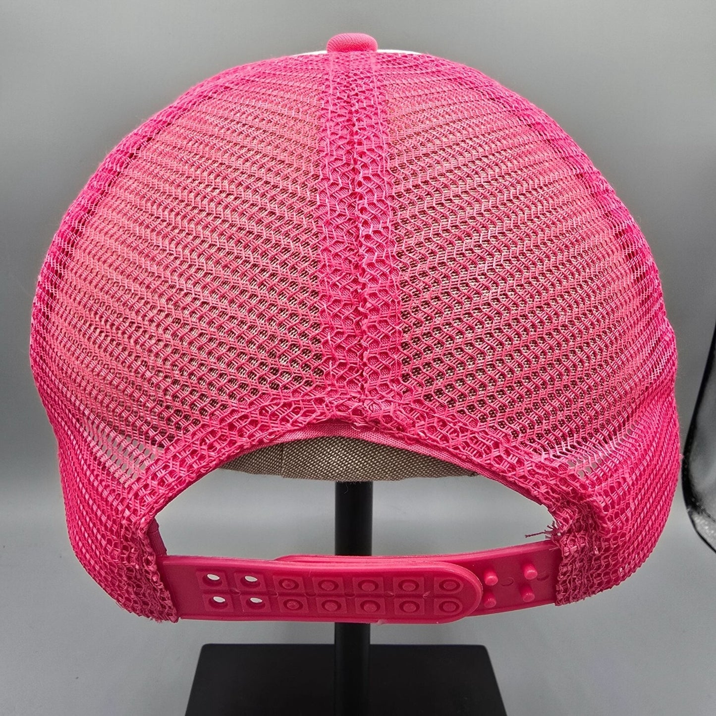 Hotel Holly ATX Austin Texas Pink & White Mesh Snapback Women's Trucker Hat