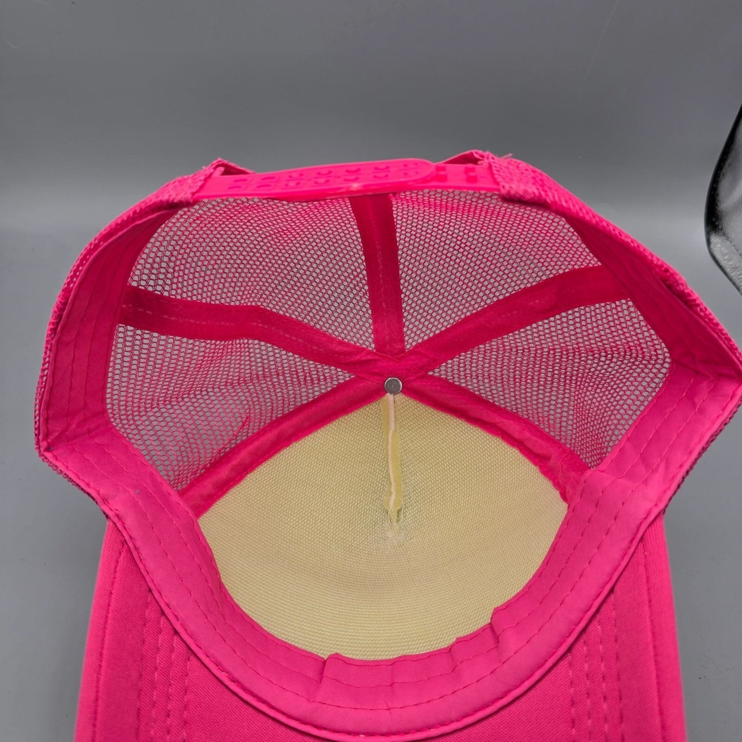 Hotel Holly ATX Austin Texas Pink & White Mesh Snapback Women's Trucker Hat
