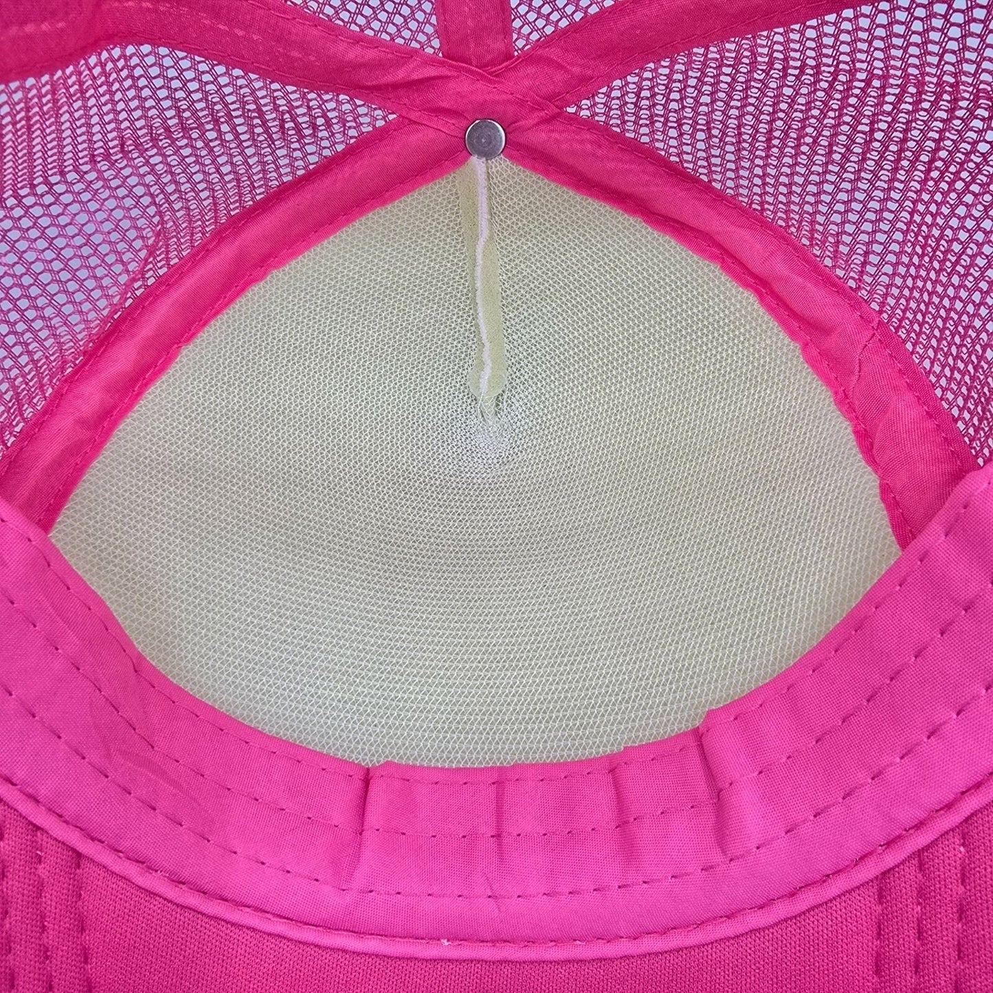 Hotel Holly ATX Austin Texas Pink & White Mesh Snapback Women's Trucker Hat
