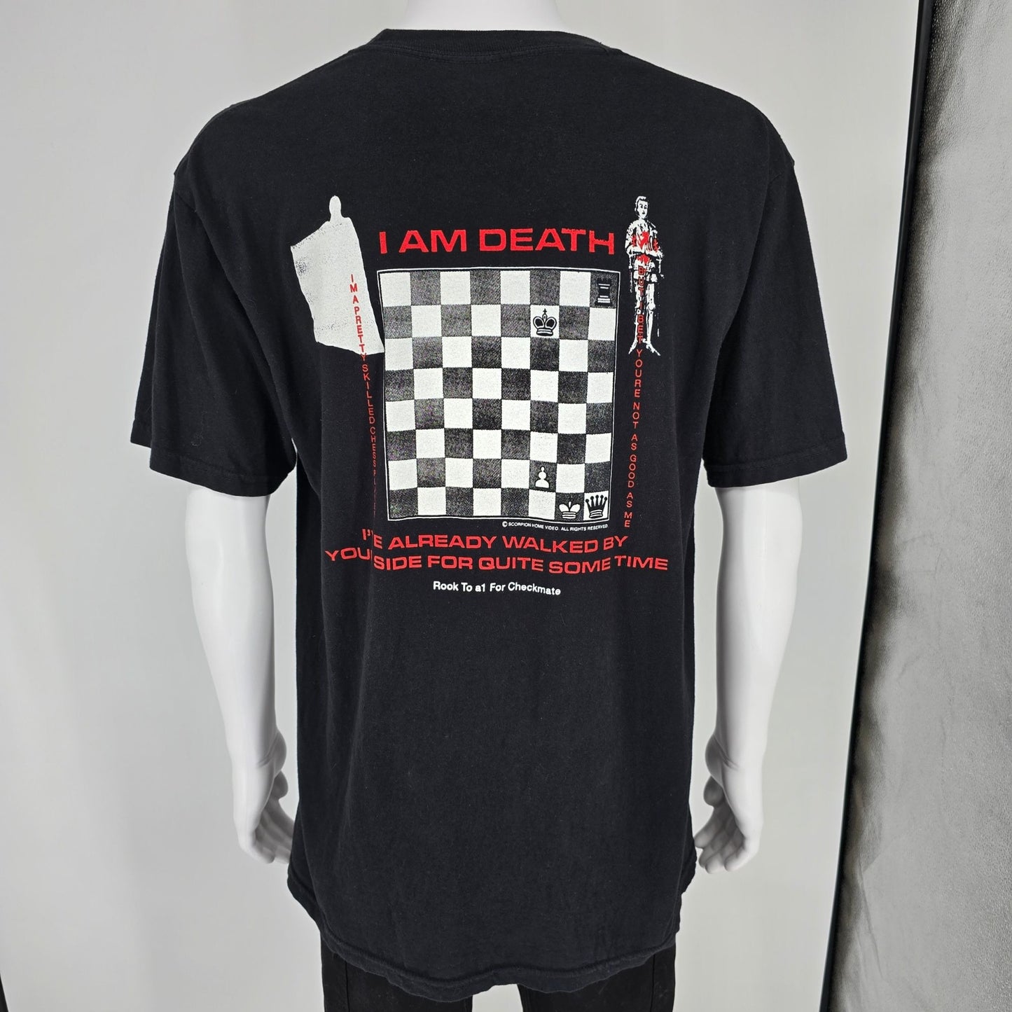 2020s Scorpion Home Video Ingmar Bergman's The Seventh Seal Chess T-Shirt (L)